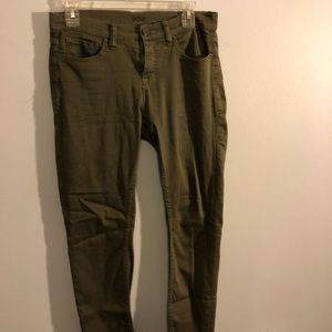 Green Skinny Jeans